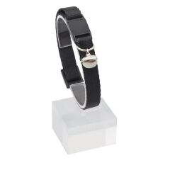 PetTagArt Güvenlik Kilitli  Ayarlanabilir Siyah Kedi Boyun Tasması 22-30 cm