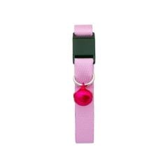 PetTagArt Güvenlik Kilitli  Ayarlanabilir Pembe Kedi Boyun Tasması 22-30 cm