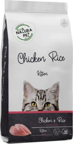Eco Natura Pet Tavuk _ Pirinçli Yavru Kedi Maması 15 Kg