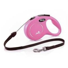 Flexi New Classic İpli Xsmall Otomatik Gezdirme 3 M Pembe
