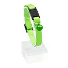 PetTagArt Güvenlik Kilitli  Ayarlanabilir Yeşil Kedi Boyun Tasması 22-30 cm