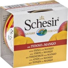 Schesir Ton Balıklı ve Mangolu Kedi Konservesi 75 Gr