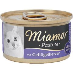 Miamor Pastete Yürekli Kedi Konservesi 85 Gr
