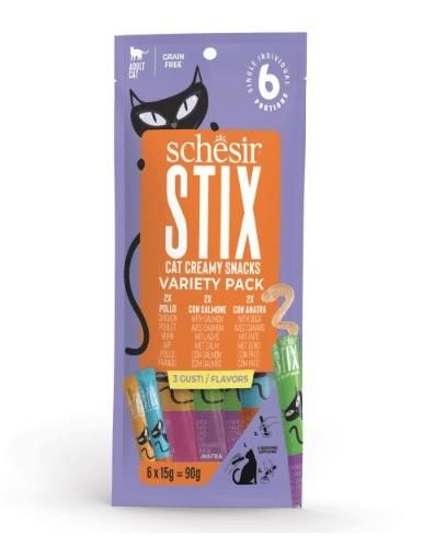 Schesir Stick Karışık Lezzetli Krema Ödülü 6 x 15 Gr