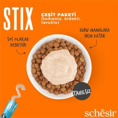 Schesir Stick Karışık Lezzetli Krema Ödülü 6 x 15 Gr