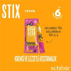 Schesir Stick Tavuklu Kedi Ödülü 6 x 15 Gr