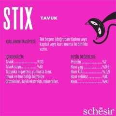 Schesir Stick Tavuklu Kedi Ödülü 6 x 15 Gr