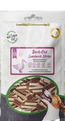 Eco Natura Pet Duck_Cod Sandwich Ördekli Sandviç Köpek Ödülü 100Gr