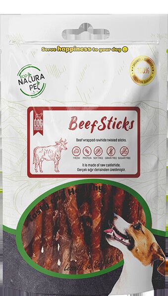 Eco Natura Pet Beef Sticks Biftekli Köpek Ödülü 75 Gr