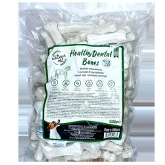 Eco Natura Pet Healty Dental Bones Beyaz Pres Kemik 8Cm 100Lü 2000Gr