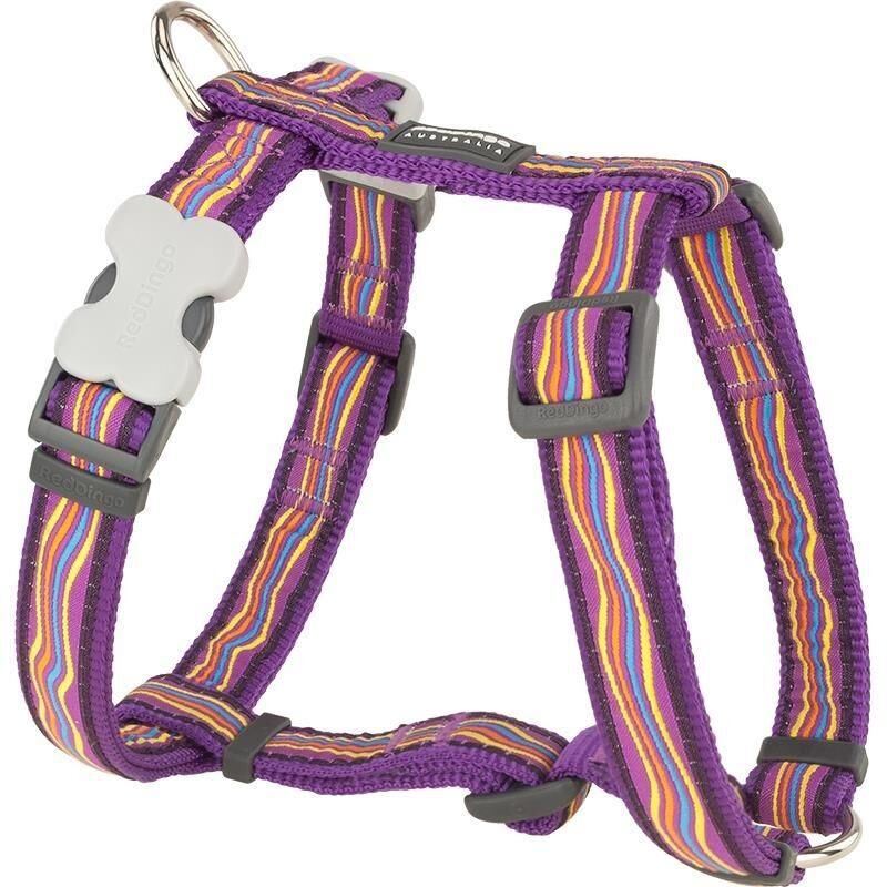 Reddingo Dreamstream Desenli Köpek Göğüs Tasması Mor - 20 mm (M)