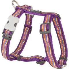 Reddingo Dreamstream Desenli Köpek Göğüs Tasması Mor - 25 mm (L)
