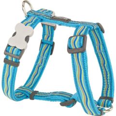 Reddingo Dreamstream Desenli Köpek Göğüs Tasması 15 mm (S) - Turkuaz