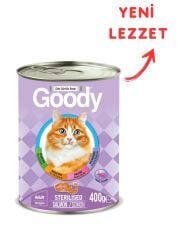 Goody Kısırlaştırılmış Somonlu Yetişkin Kedi Konservesi 400 Gr