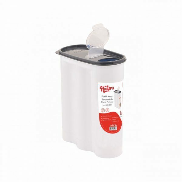Natura Barrel Plastik Mama Saklama Kabı 6 Lt