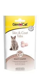 Gimcat Skin_Coat Tabs Deri ve Tüy Sağlığı Kedi Ödül Tableti 40 Gr