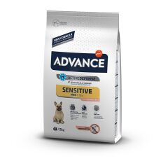 Advance Mini Sensitive Somonlu Küçük Irk Yetişkin Köpek Maması 7,5 Kg