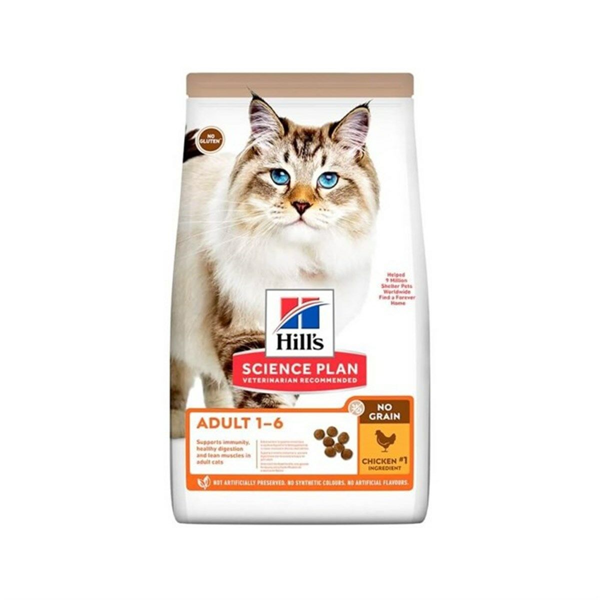 Hills Tahılsız Tavuk Etli Yetişkin Kedi Maması 1,5 Kg