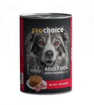 Pro Choice Kuzu Etli Şekersiz Ezme Yetişkin Köpek Konservesi 400 gr