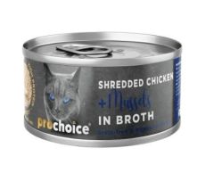Pro Choice Hypo-Allergenic Sos İçinde Tavuk Etli ve Midyeli Tahılsız Yetişkin Kedi Konservesi 70 gr