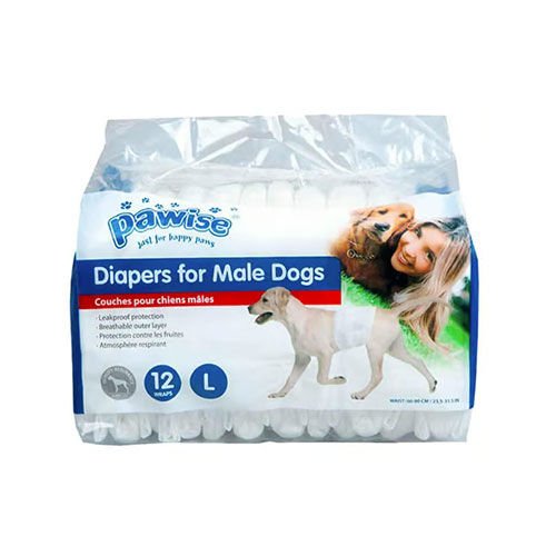 Pawise Erkek Köpek Çiş Pedi Large 12 Adet
