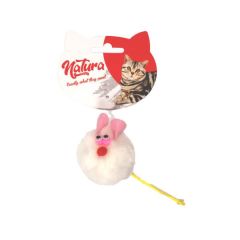 Natura Peluş Fare Top Kedi Oyuncak 7 Cm