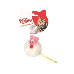 Natura Peluş Fare Top Kedi Oyuncak 7 Cm