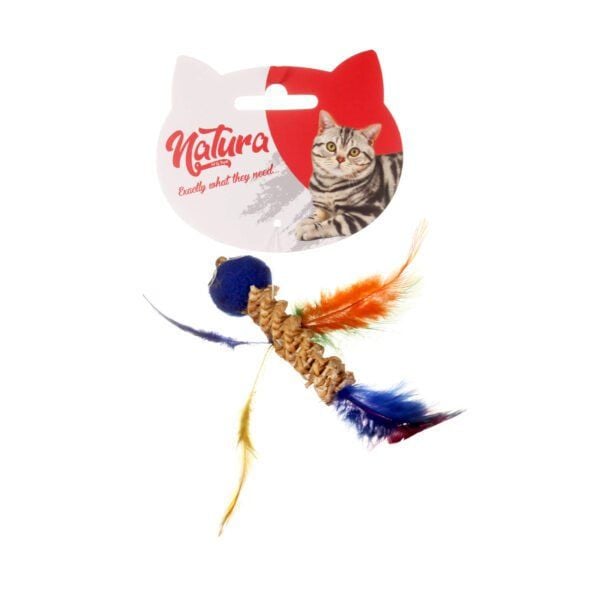 Natura Dental Tüylü Kuş Kedi Oyuncak 15 Cm