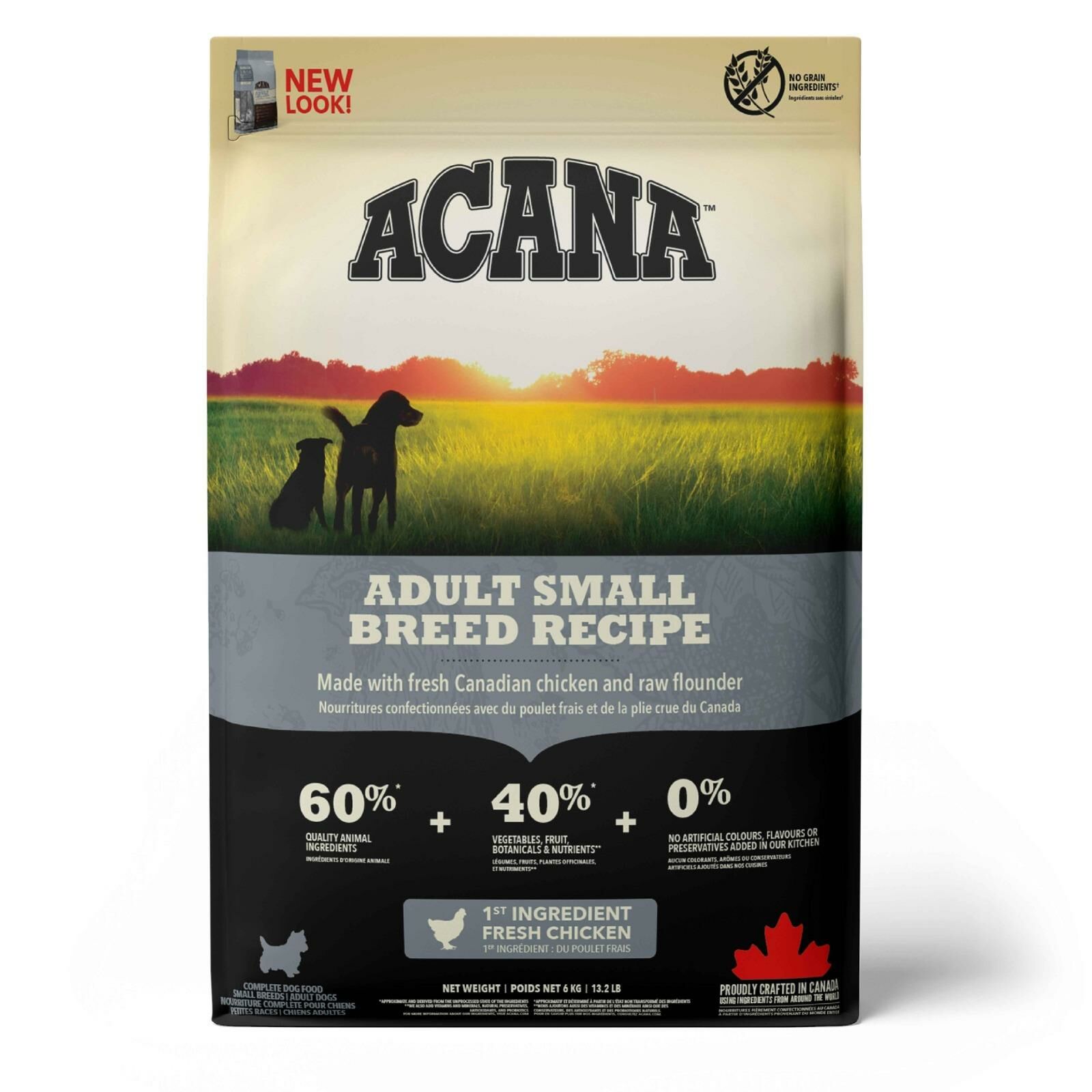 Acana Heritage Adult Small Breed Tahılsız Köpek Maması 6 Kg
