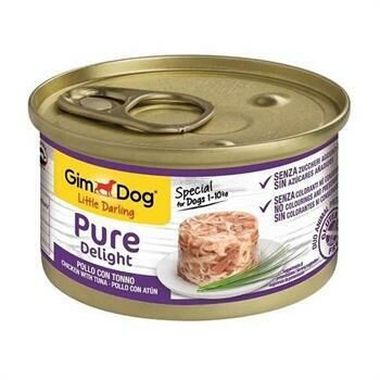 Gimdog Pure Delight Ton Balıklı Tavuklu Köpek Konservesi 85 Gr