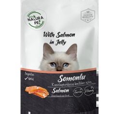Eco Natura Pet Somonlu Kısırlaştırılmış Kedi Konservesi Pouch 85 Gr
