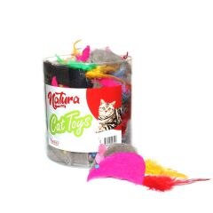 Natura Kumaş Fare Tüylü Kedi Oyuncak