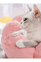Patiderm Bubble Pelüş Kedi Köpek Yatak-Pembe
