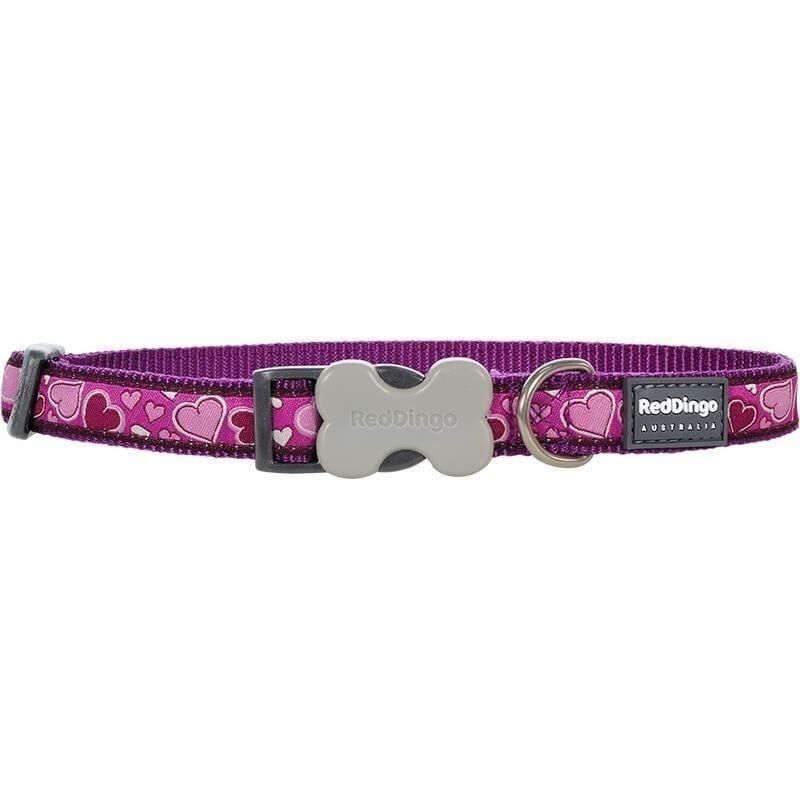 Reddingo Breezy Love Desenli Köpek Boyun Tasması Mor - 12 mm (Xs)