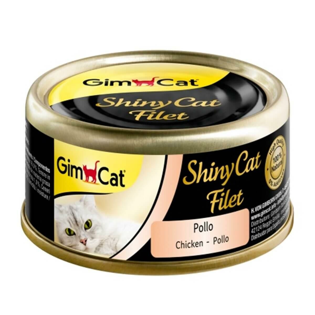 Gimcat Shinycat Kıyılmış Tavuklu Fileto Kedi Konservesi 70 gr