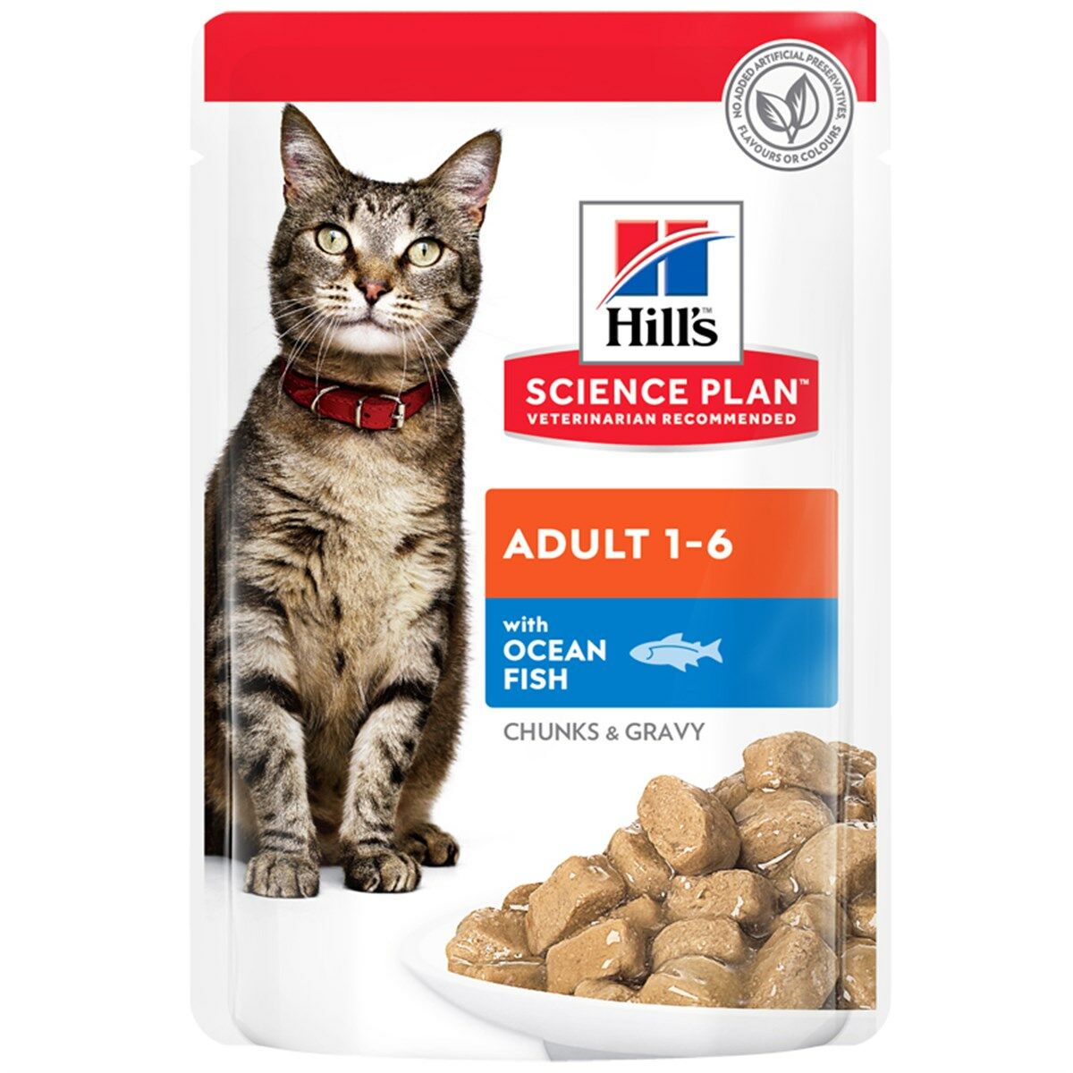 Hills Okyanus Balıklı Yetişkin Kedi Pouch Konserve 85 Gr