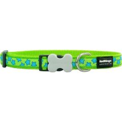 Reddingo Yıldız Desenli Köpek Boyun Tasması 12 mm (Xs) - Lime