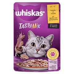Whiskas Pouch Tastymix Sos İçinde Kuzulu ve Hindili Yetişkin Kedi Konservesi 28 Adet 85 Gr
