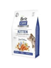 Brit Care Gentle Digestion Strong Immunity Tahılsız Somonlu Yavru Kedi Maması 2kg