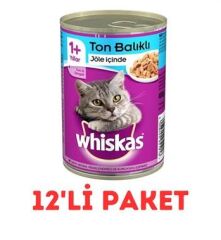 Whiskas Ton Balıklı Kedi Konserve 400 Gr 12'Li Paket