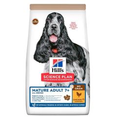 Hills Mature 7  Tahılsız Tavuklu Yaşlı Köpek Maması 12 Kg