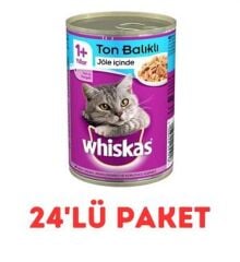 Whiskas Ton Balıklı Kedi Konserve 400 Gr 24'Lü Paket