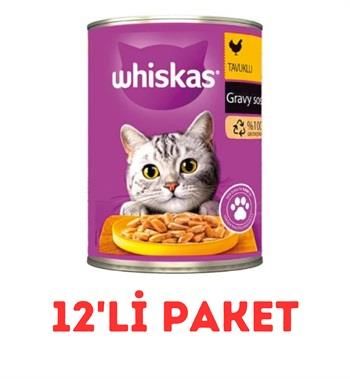 Whiskas Tavuklu Kedi Konservesi 400 Gr 12'Li Paket