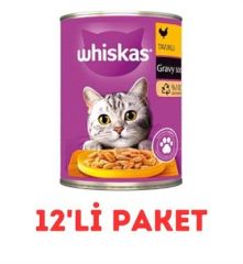 Whiskas Tavuklu Kedi Konservesi 400 Gr 12'Li Paket