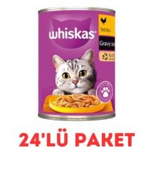 Whiskas Tavuklu Kedi Konservesi 400 Gr 24'Lü Paket