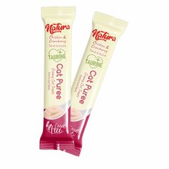 Natura Kedi Püre Kremli Tavuk & Kızılcık Ödül 5 x 12 Gr