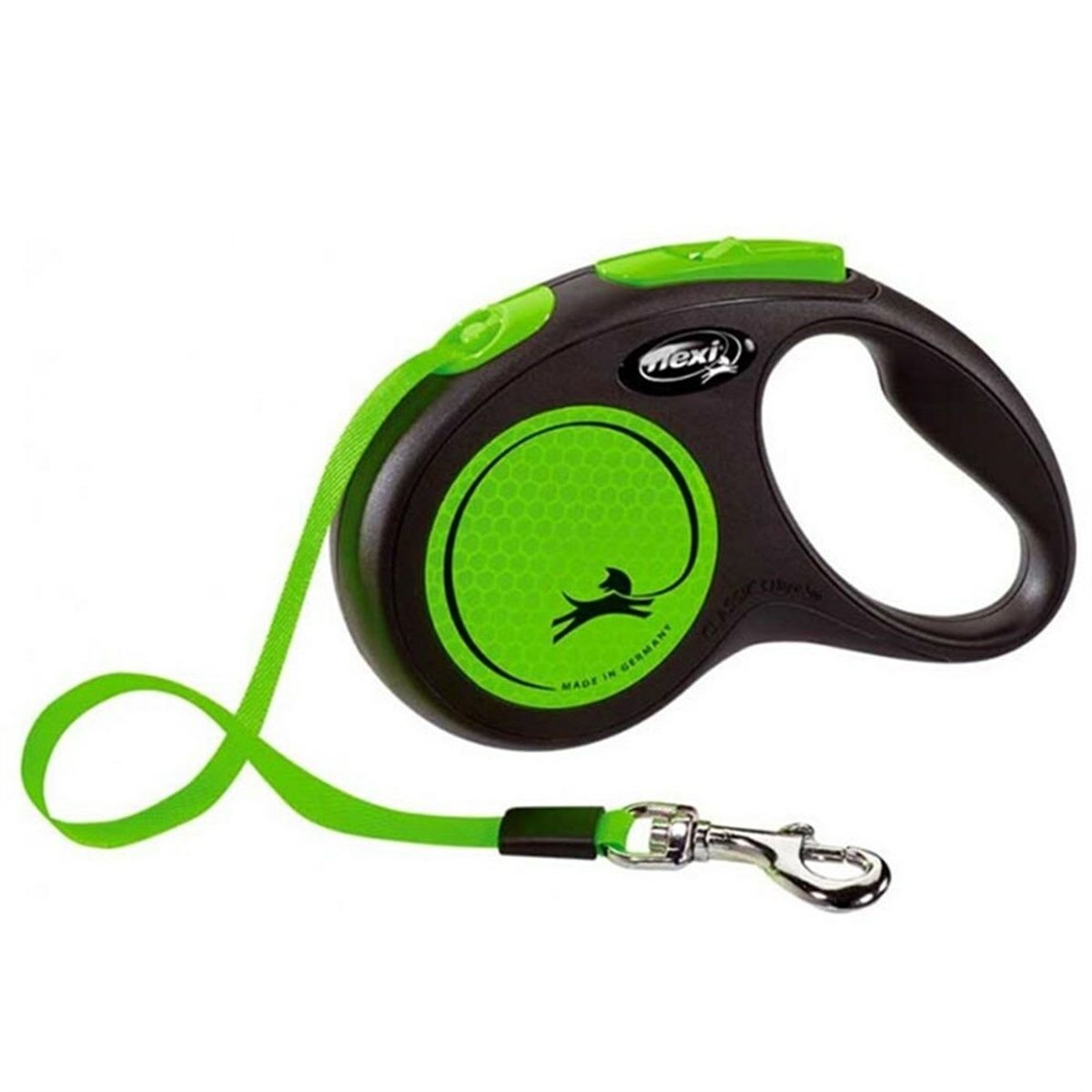 Flexie New Neon Yeşil Small Şerit Gezdirme 5 Mt