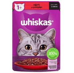 Whiskas Sığır Etli Pouch Kedi Maması 85 Gr