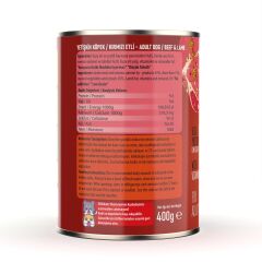 Sapphere Kırmızı Etli Yetişkin Köpek Maması Konserve 400 Gr