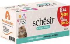 Schesir Kıtten Serisi 6 Al 5 Öde 6x85 gr
